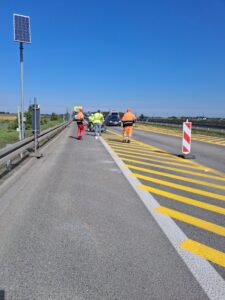 S8 zadanie1 01 20250927 wprowadzenie organizacji ruchu dla wjazdu na budowę DK8 1+650