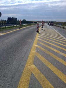 S8 zadanie1 15 20250927 wprowadzenie organizacji ruchu dla wjazdu na budowę DK8 1+650