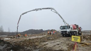 S8 zadanie1 08 20260205 wykonanie warstwy wyrównawczej 10 cm z betonu C12 15 obiekt WD 115