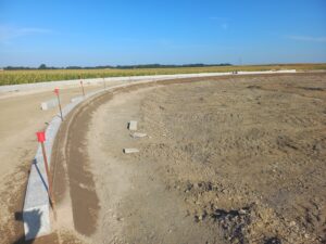 S8 zadanie1 04 20260915 DW346 rondo1 krawężnik i ława fundamentowa